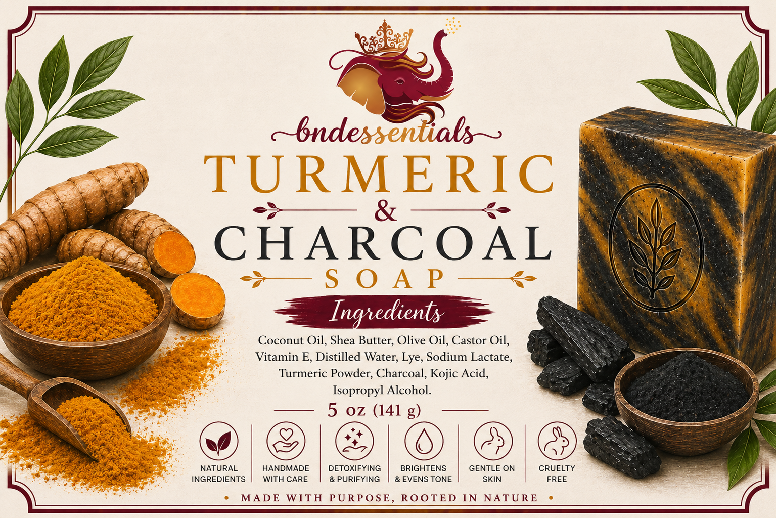 TURMERIC & CHARCOAL