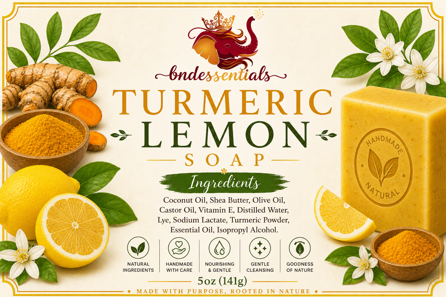 TURMERIC LEMON SOAP